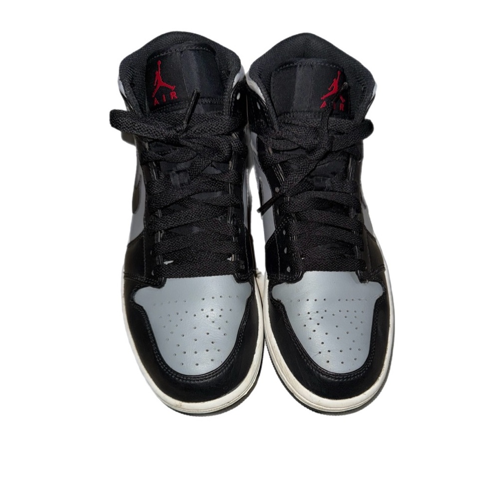 Nike Air Jordan 1 Mid GS Shadow Grey Red